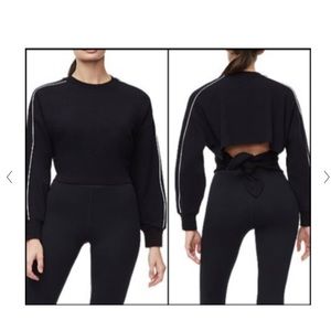 NWT - Good American The Tie Breaker Sweatshirt - Small